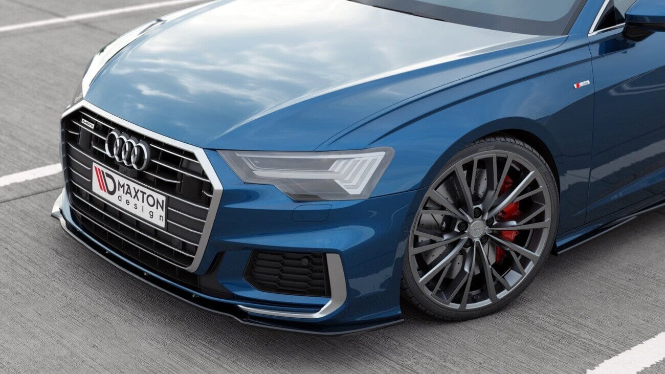 Audi A6 C8 S-Line Frontspoiler - Frontlippe V.2 Maxton Design 