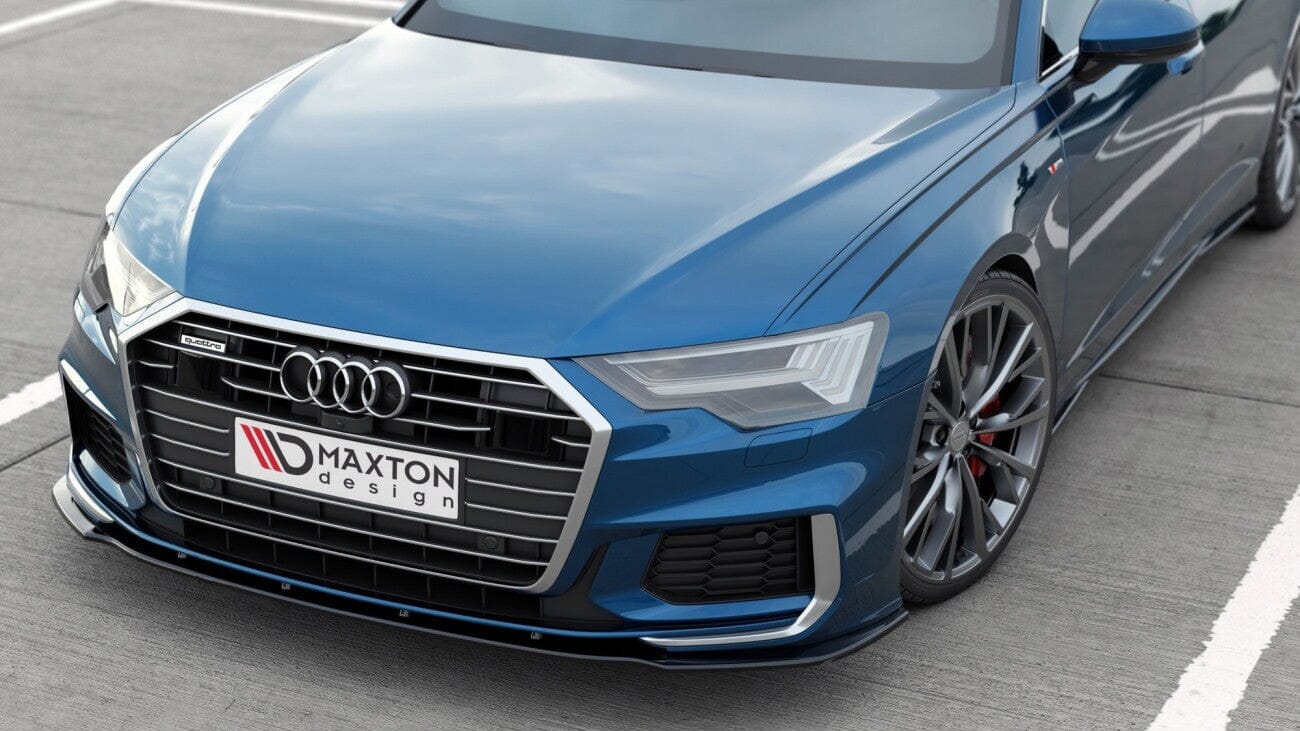 Audi A6 C8 S-Line Frontspoiler - Frontlippe V.2 Maxton Design 