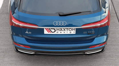 Audi A6 C8 S-Line Heck Splitter Maxton Design 