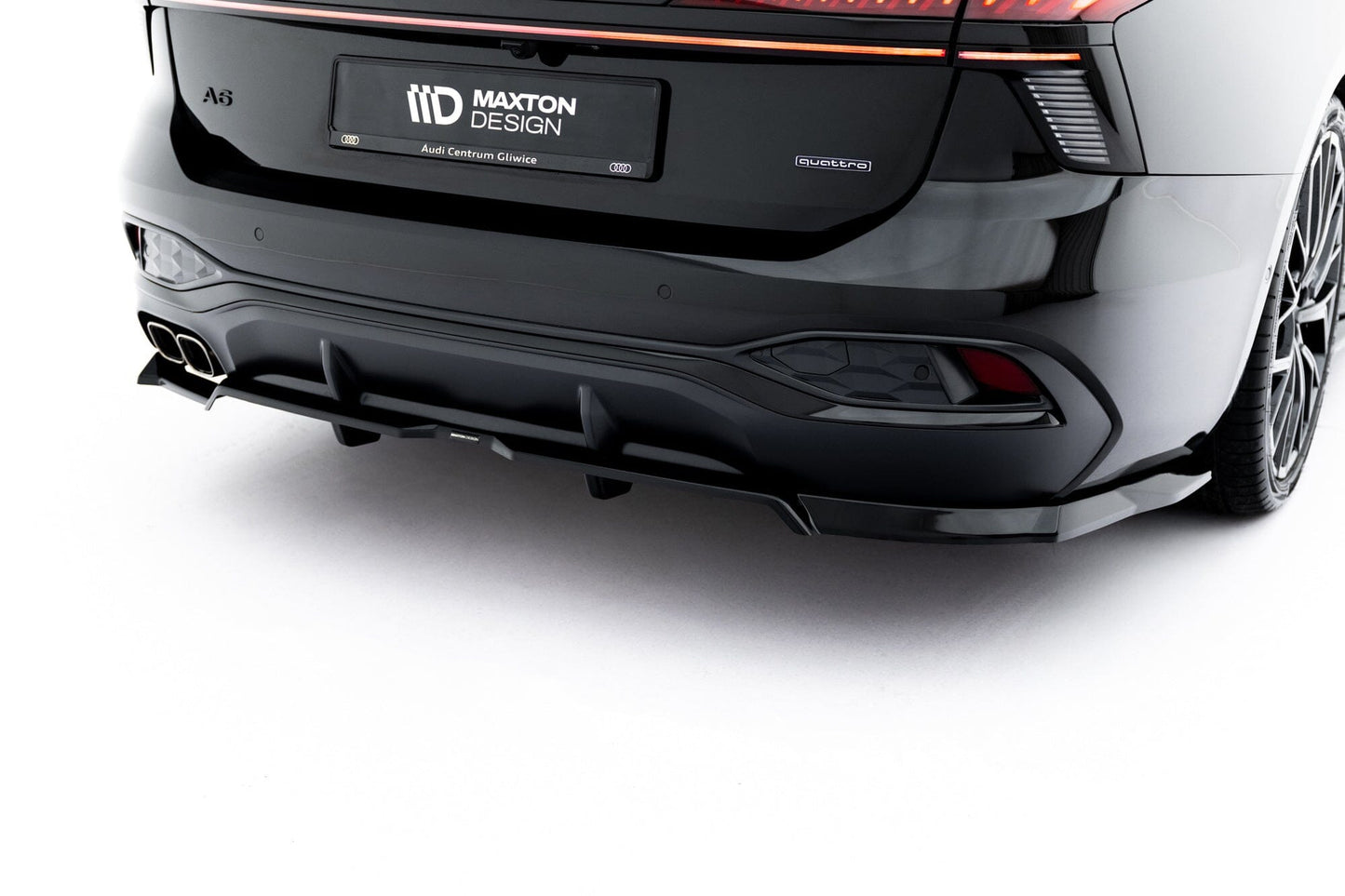 Audi A6 C9 S-Line Heck Splitter Maxton Design 