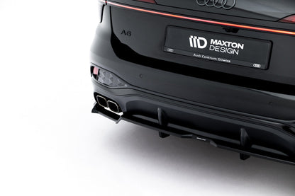 Audi A6 C9 S-Line Heck Splitter Maxton Design 