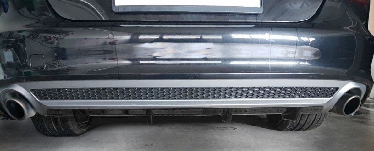 Audi A7 C7 S-Line Heck Diffusor Ansatz Maxton Design 