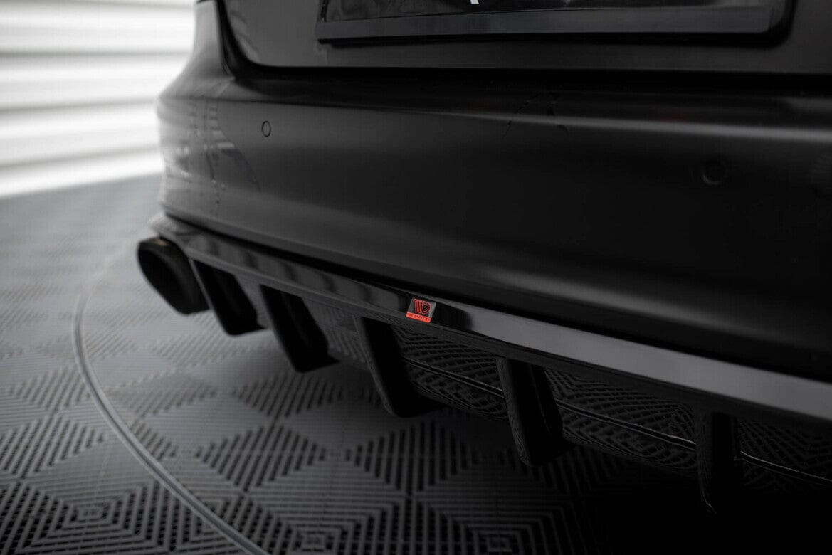 Audi A7 C7 S-Line Heck Diffusor O-O Maxton Design 