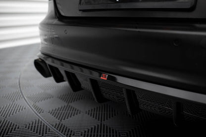 Audi A7 C7 S-Line Heck Diffusor O-O Maxton Design 