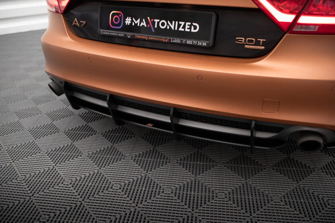 Audi A7 C7 S-Line Street Pro Heckschürze Maxton Design 