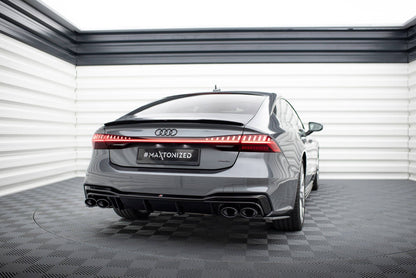 Audi A7 C8 Facelift S-Line Heck Diffusor OO-OO Maxton Design 