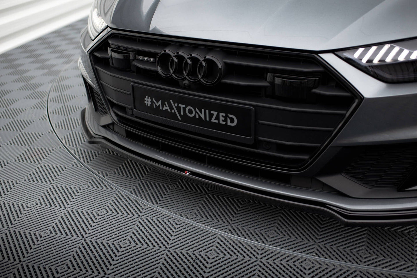 Audi A7 C8 S-Line Frontspoiler - Frontlippe V.1 Maxton Design 