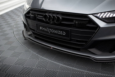Audi A7 C8 S-Line Frontspoiler - Frontlippe V.1 Maxton Design 
