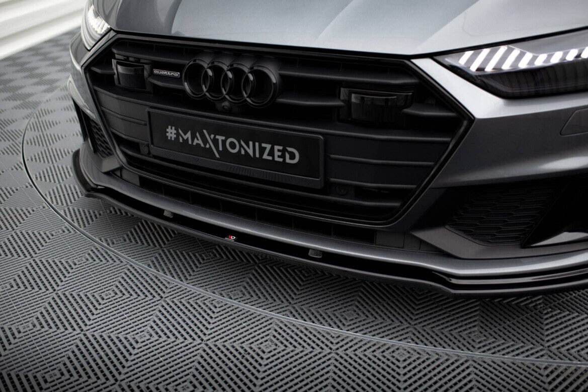 Audi A7 C8 S-Line Frontspoiler - Frontlippe V.2 (DTC) Maxton Design 