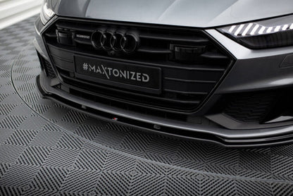 Audi A7 C8 S-Line Frontspoiler - Frontlippe V.2 (DTC) Maxton Design 