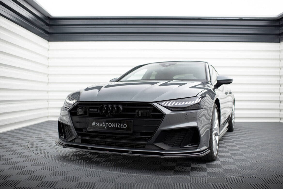 Audi A7 C8 S-Line Frontspoiler - Frontlippe V.2 (DTC) Maxton Design 