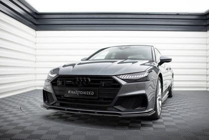 Audi A7 C8 S-Line Frontspoiler - Frontlippe V.2 (DTC) Maxton Design 