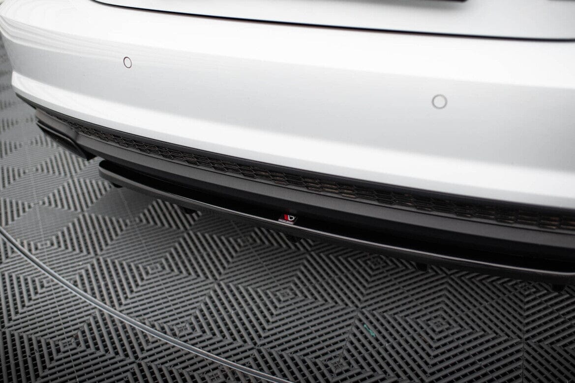 Audi A7 Facelift S-Line Heck Diffusor Ansatz DTM Optik Maxton Design 