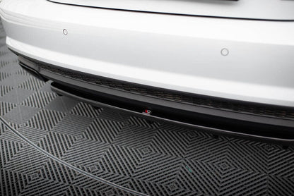 Audi A7 Facelift S-Line Heck Diffusor Ansatz DTM Optik Maxton Design 