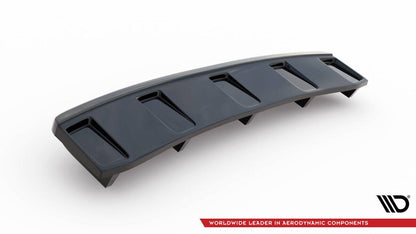 Audi A7 Facelift S-Line Heck Diffusor Ansatz DTM Optik Maxton Design 