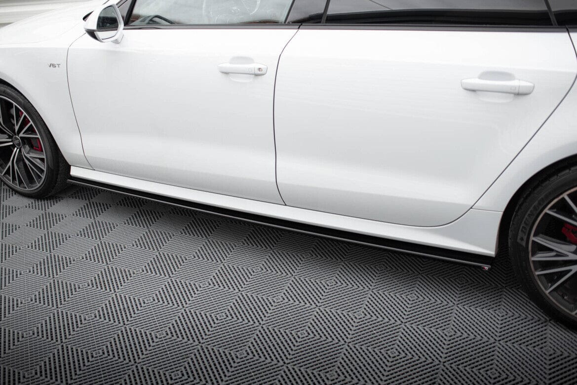 Audi A7 Facelift S-Line Seitenschweller Maxton Design 