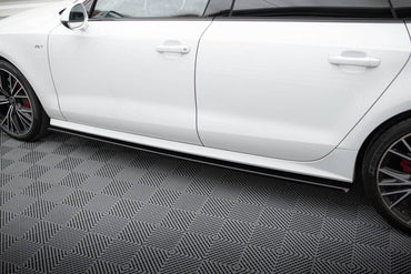 Audi A7 Facelift S-Line Seitenschweller Maxton Design 