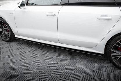 Audi A7 Facelift S-Line Seitenschweller Maxton Design 