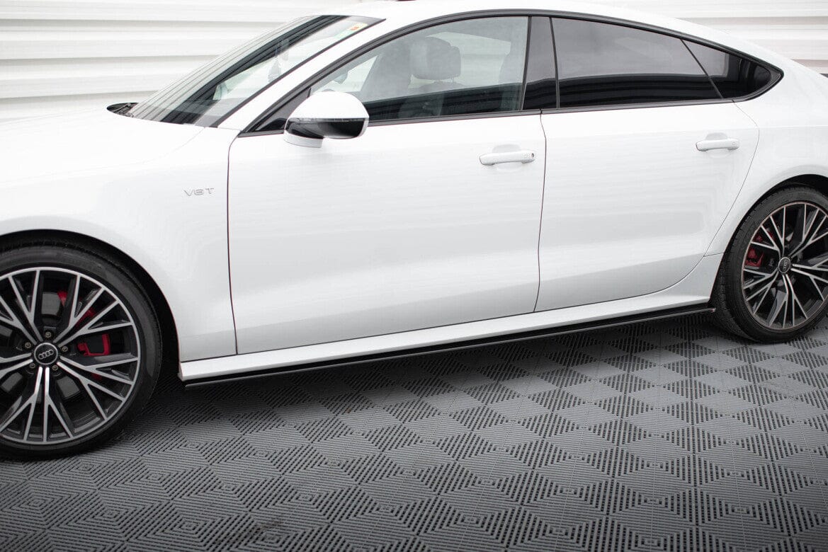 Audi A7 Facelift S-Line Seitenschweller Maxton Design 