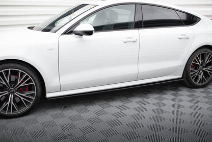 Audi A7 Facelift S-Line Seitenschweller Maxton Design 