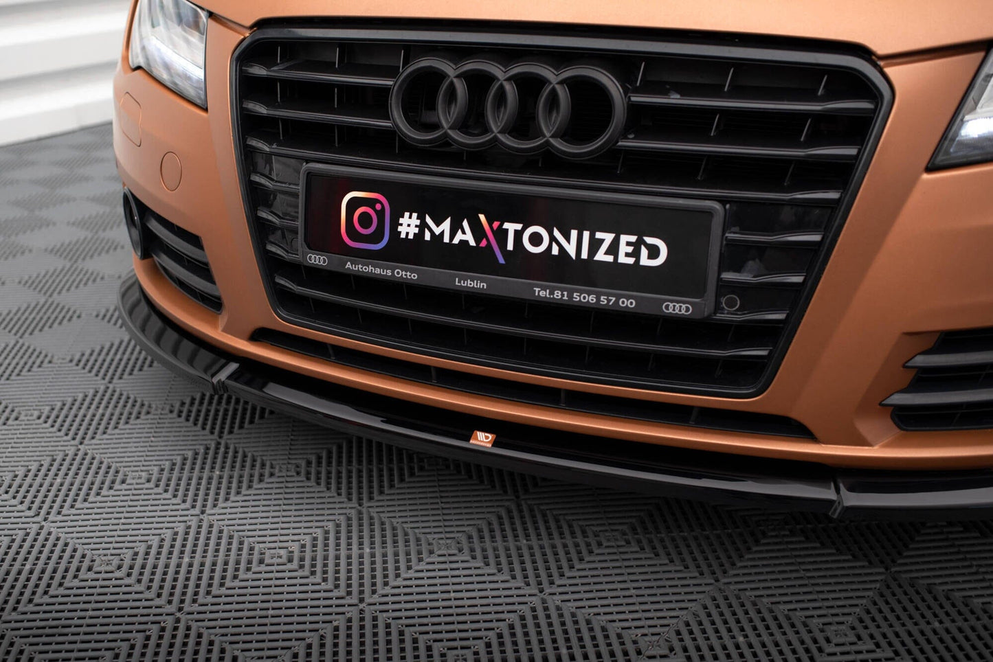 Audi A7 Frontspoiler - Frontlippe V.1 Maxton Design 
