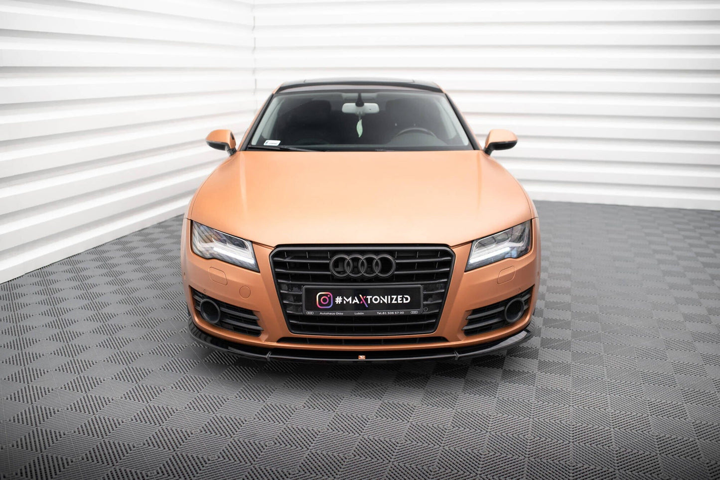 Audi A7 Frontspoiler - Frontlippe V.1 Maxton Design 