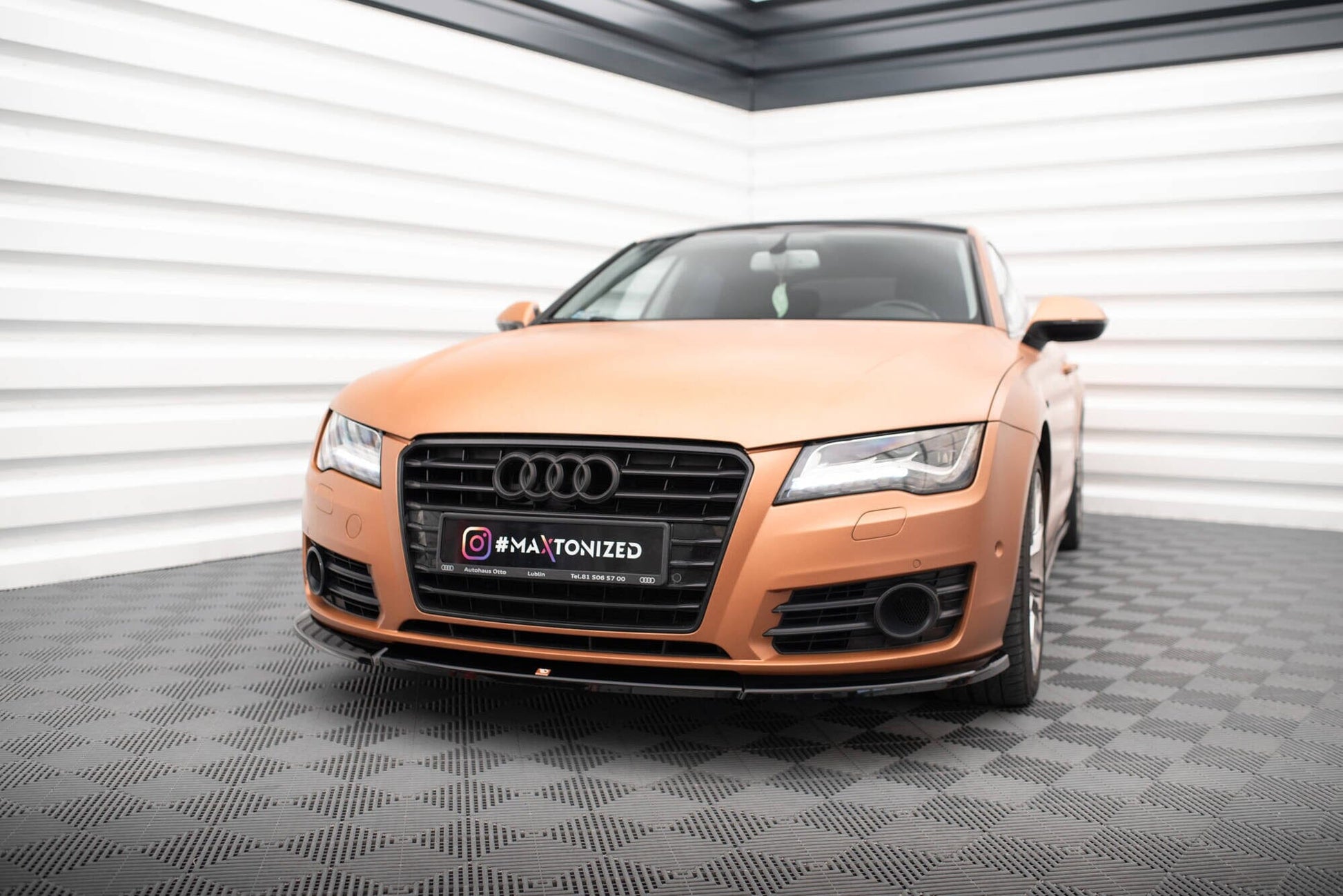 Audi A7 Frontspoiler - Frontlippe V.1 Maxton Design 