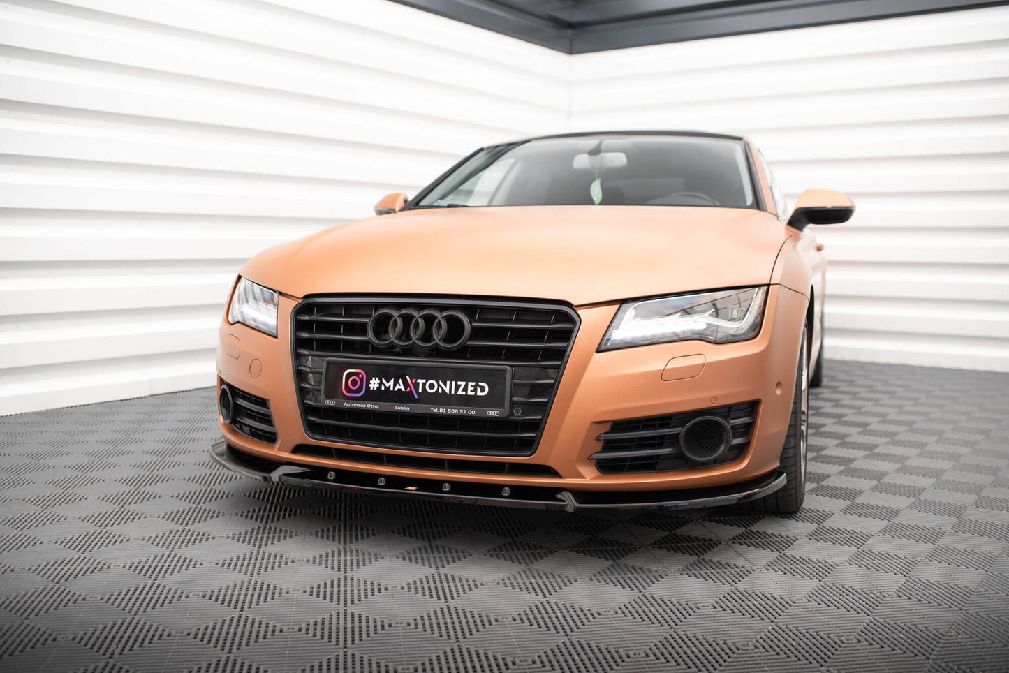 Audi A7 Frontspoiler - Frontlippe V.2 Maxton Design 