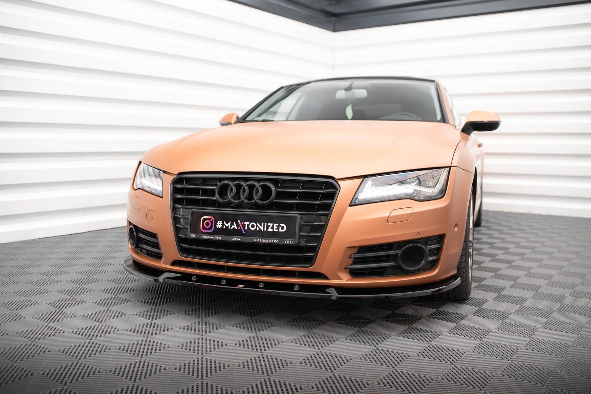 Audi A7 Frontspoiler - Frontlippe V.2 Maxton Design 