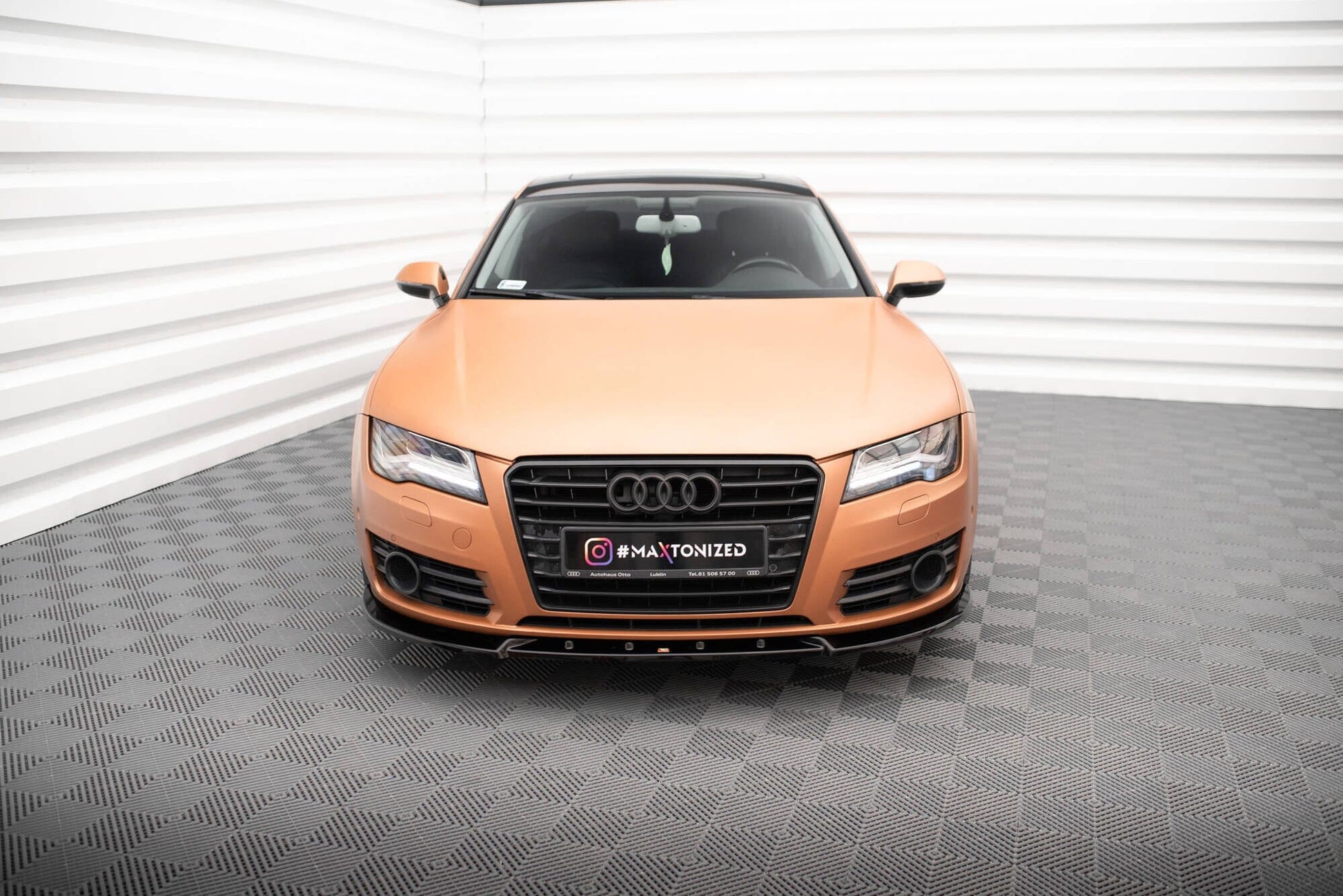Audi A7 Frontspoiler - Frontlippe V.2 Maxton Design 