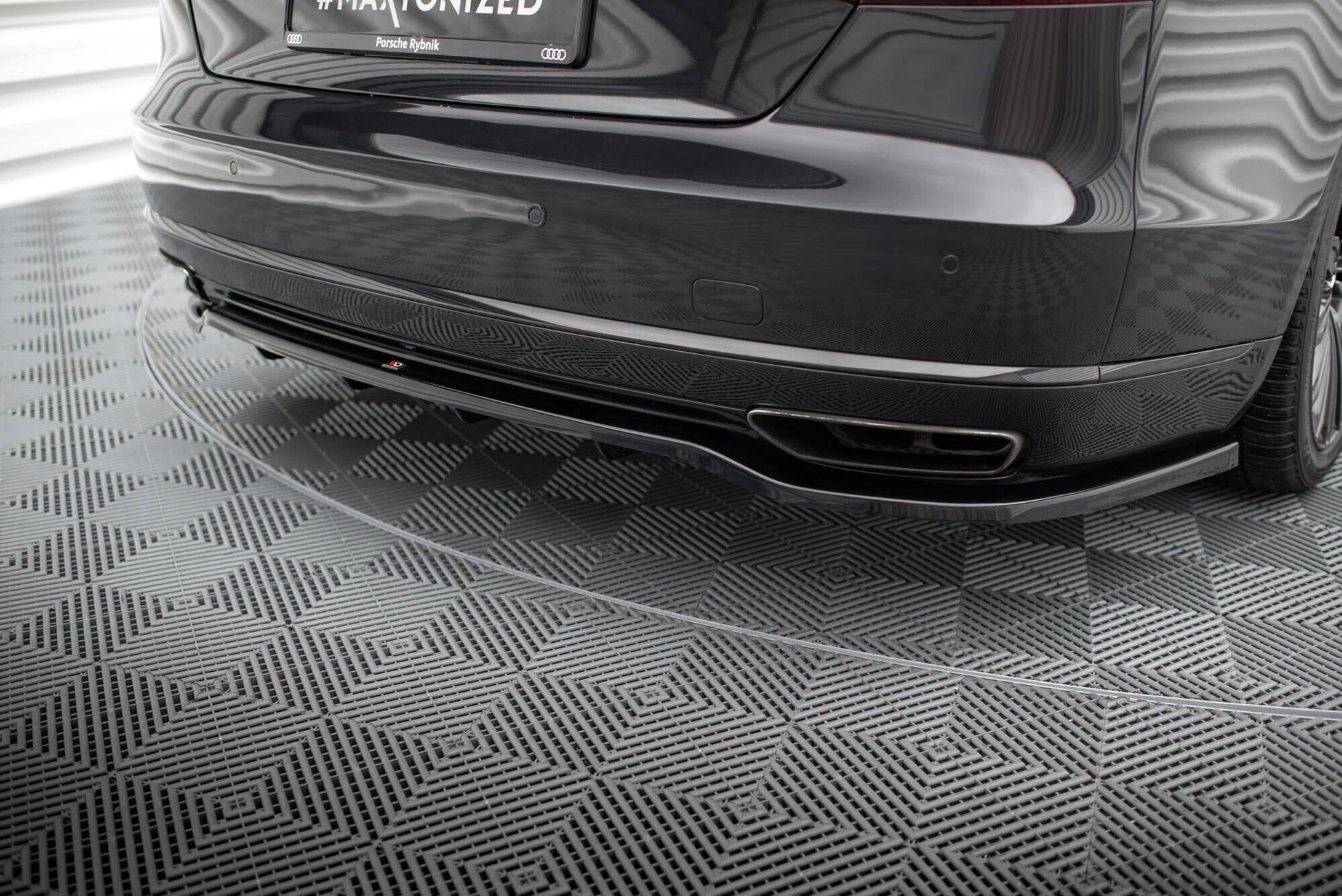 Audi A8 D4 Facelift Heck Ansatz Maxton Design 