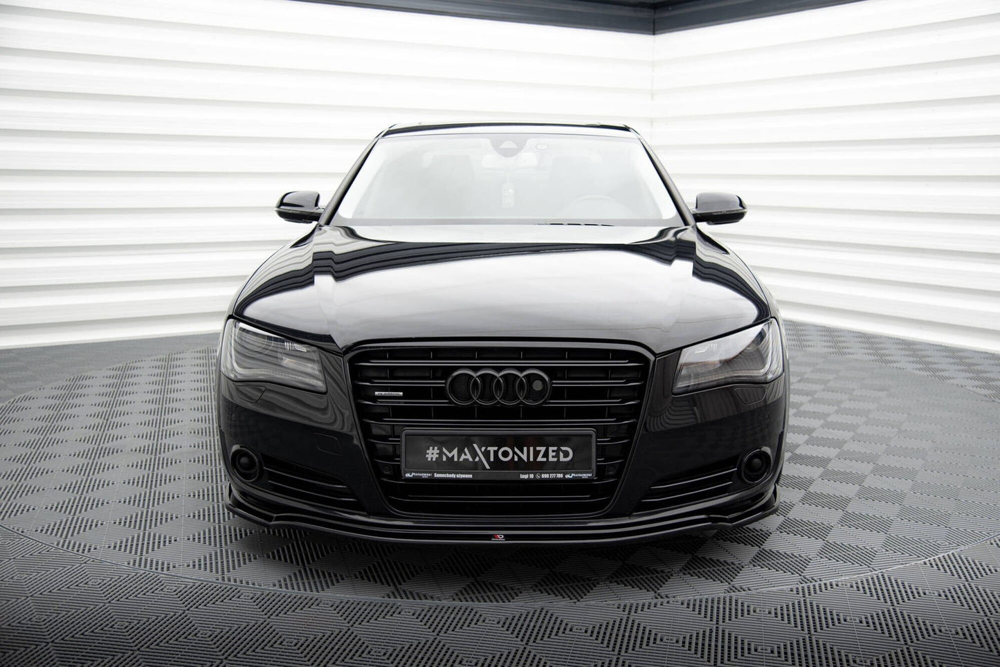 Audi A8 D4 Frontspoiler - Frontlippe Maxton Design 