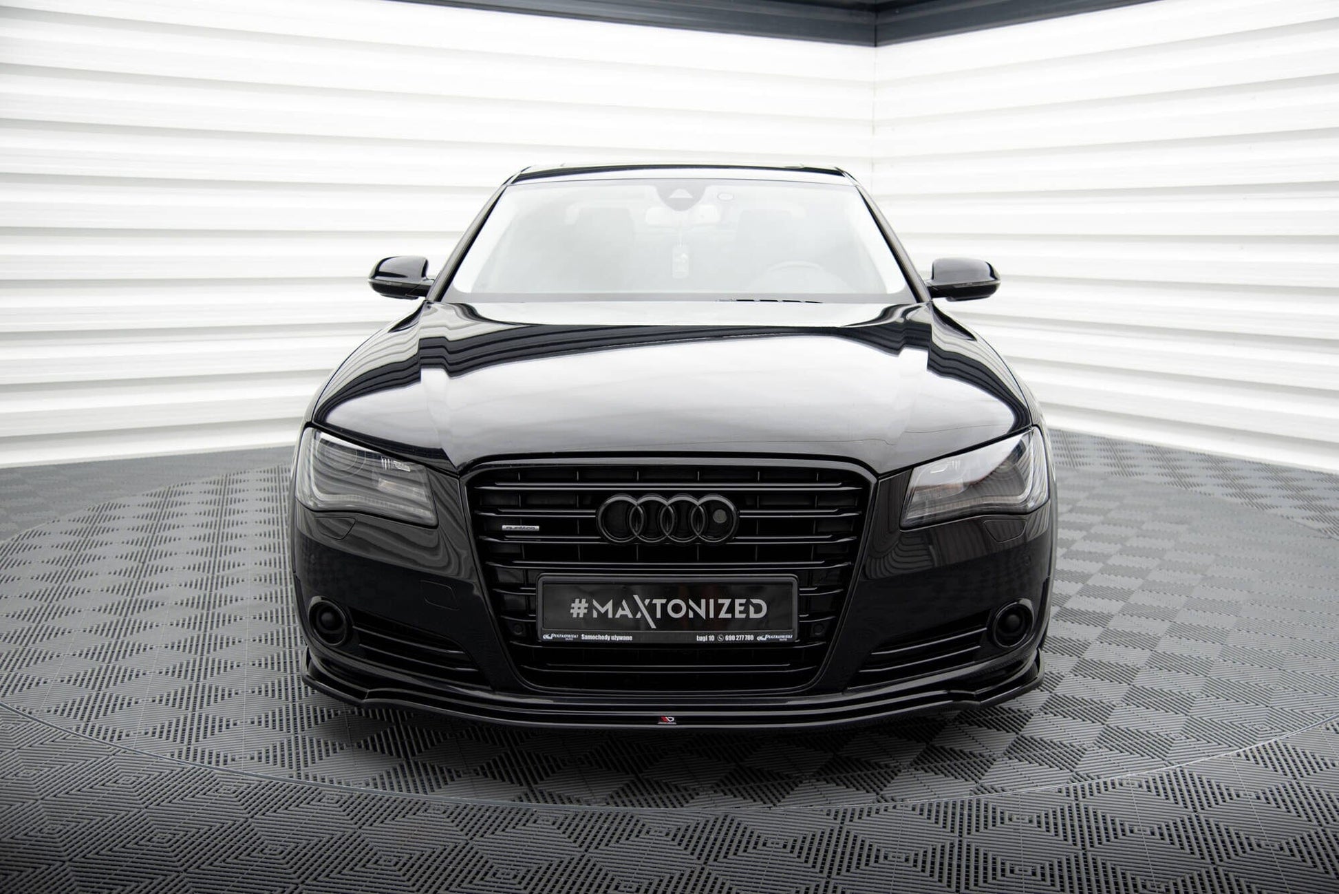 Audi A8 D4 Frontspoiler - Frontlippe Maxton Design 