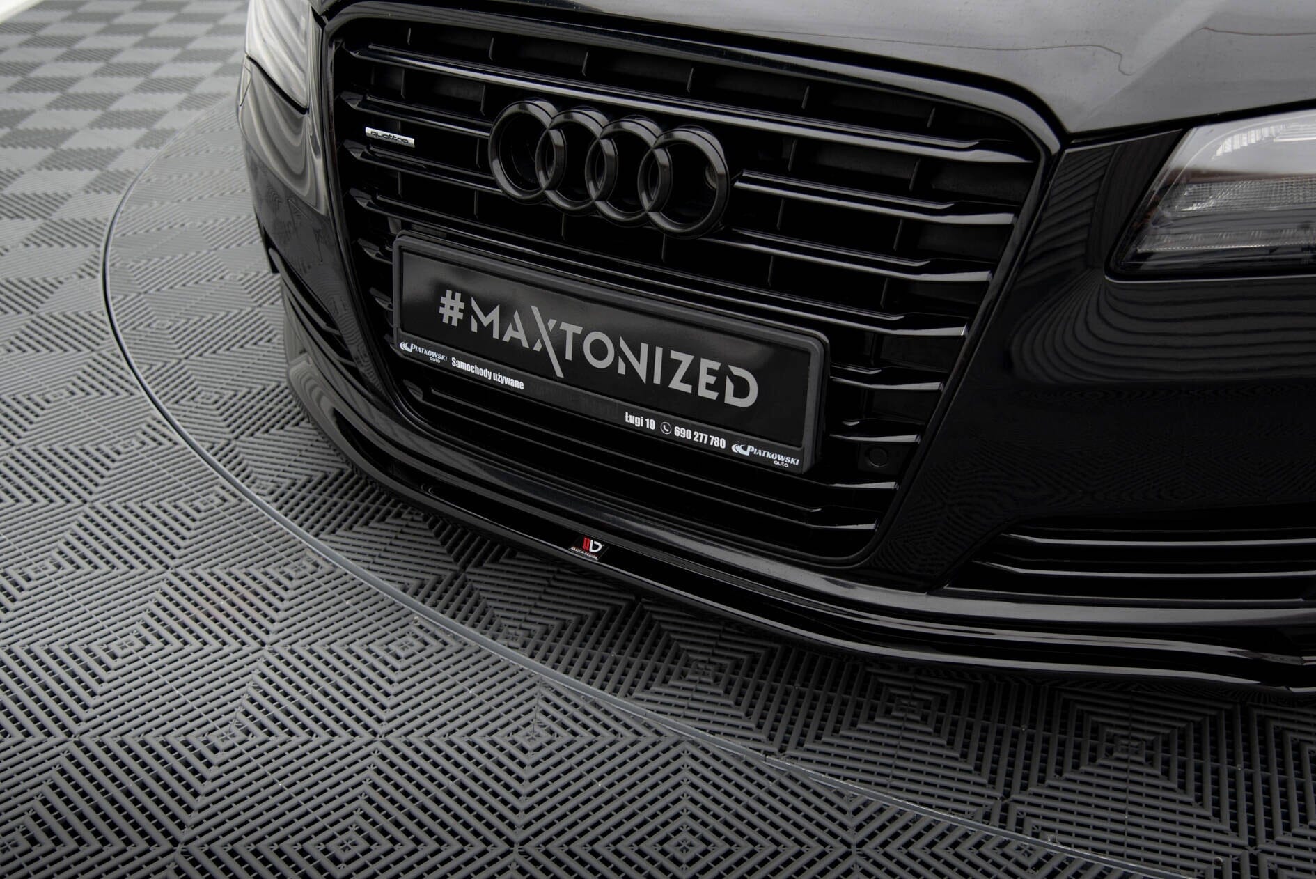 Audi A8 D4 Frontspoiler - Frontlippe Maxton Design 
