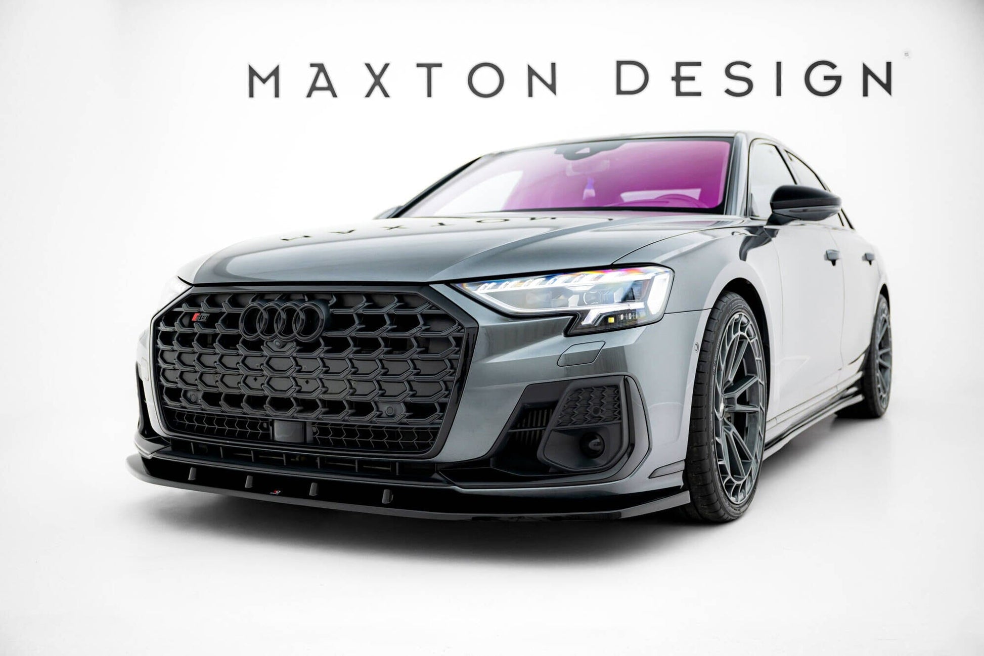 Audi A8 D5 Facelift S-Line Frontspoiler - Frontlippe V.1 Maxton Design 