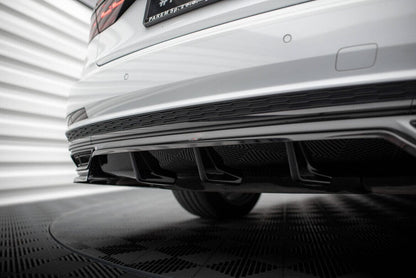 Audi A8 D5 S-Line Heck Ansatz Maxton Design 