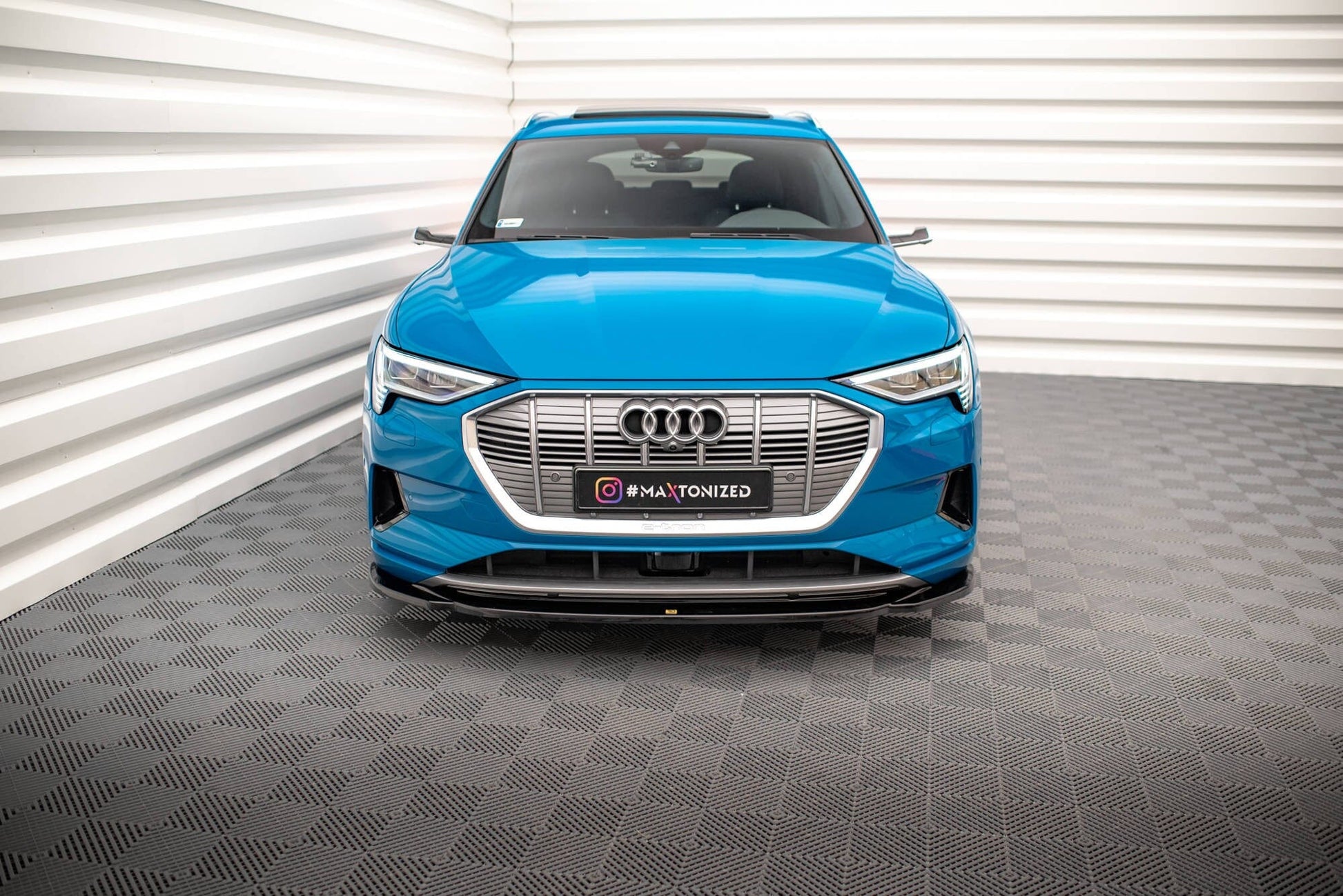 Audi E-Tron - Frontspoiler - Frontlippe V.1 Maxton Design 