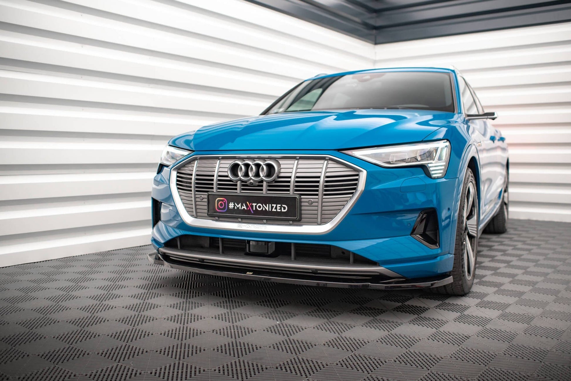Audi E-Tron - Frontspoiler - Frontlippe V.1 Maxton Design 