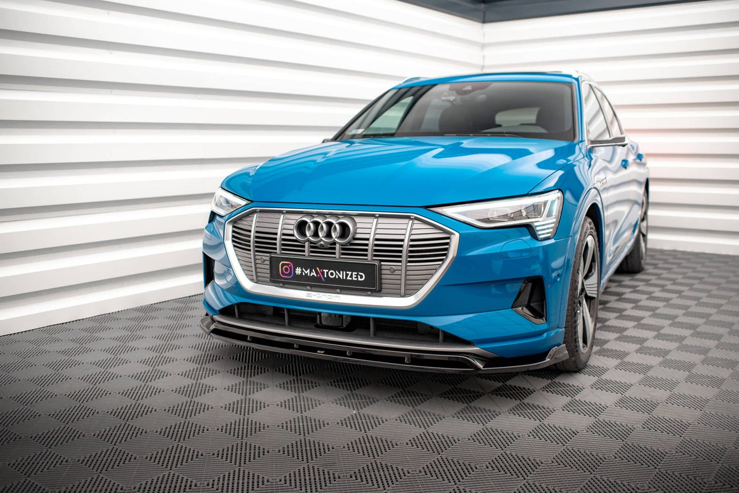 Audi E-Tron - Frontspoiler - Frontlippe V.2 Maxton Design 