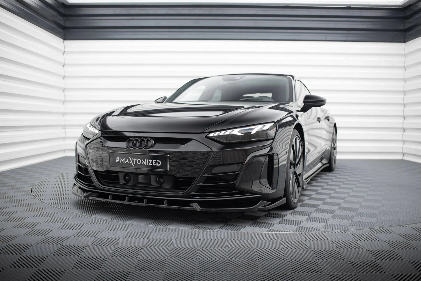 Audi E-Tron GT - Frontspoiler - Frontlippe V.1 Maxton Design 