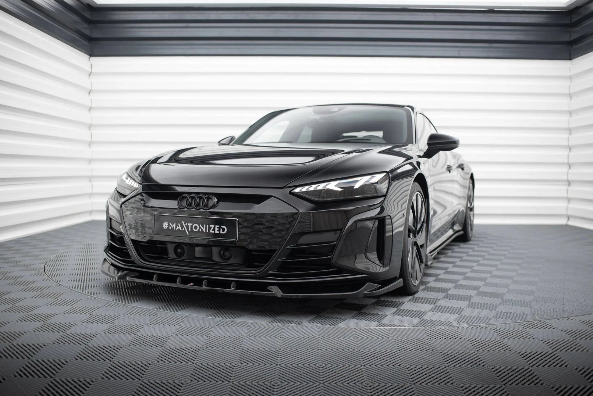 Audi E-Tron GT - Frontspoiler - Frontlippe V.1 Maxton Design 