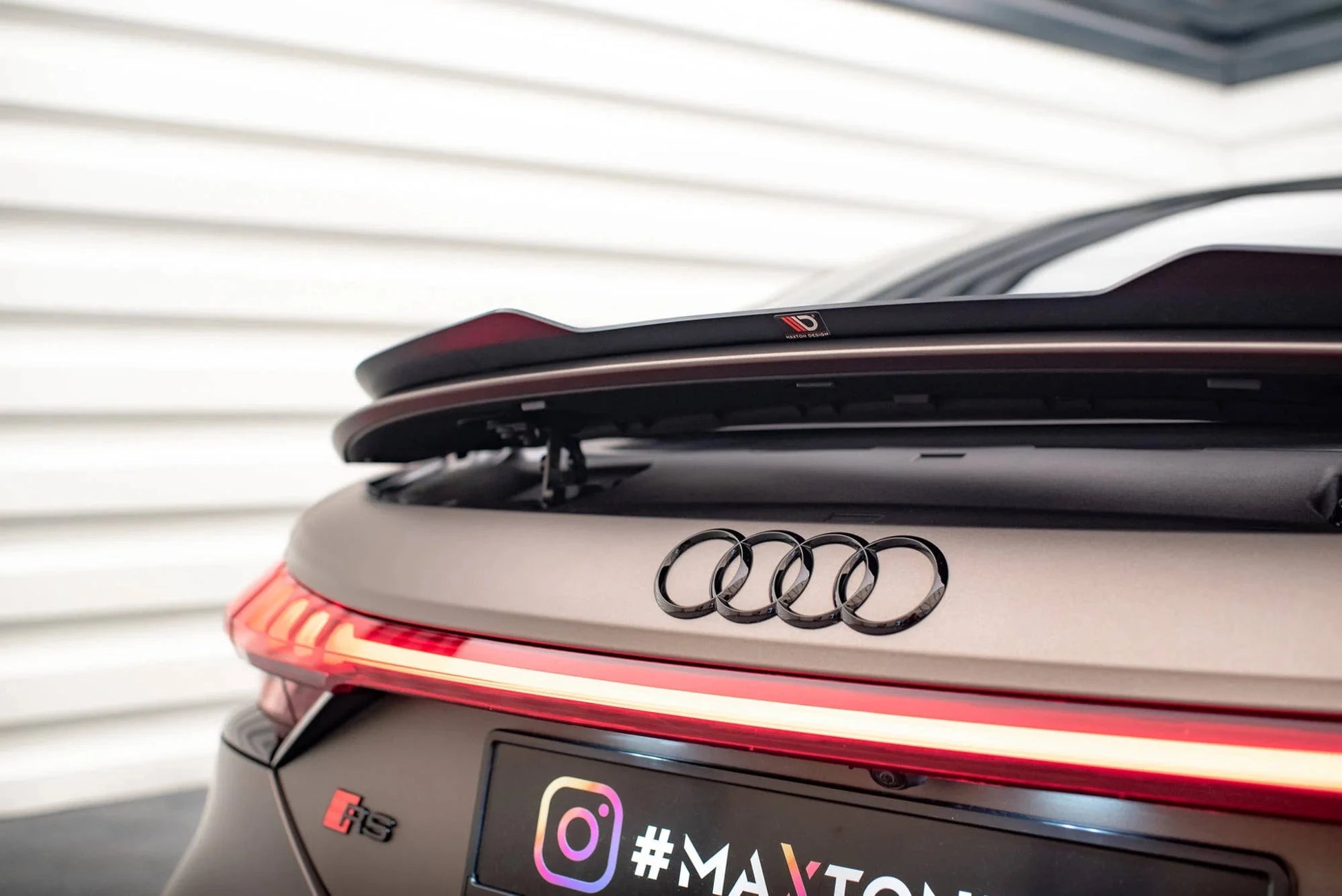 Audi E-Tron GT - Heck Spoiler Maxton Design 