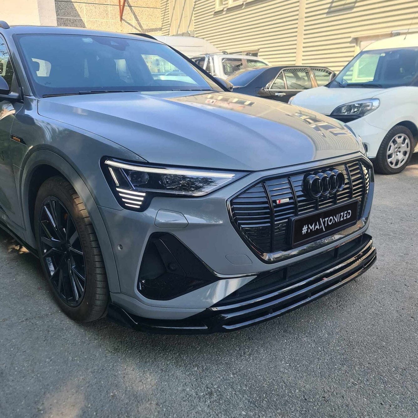 Audi E-Tron S-Line - Frontspoiler - Frontlippe Maxton Design 