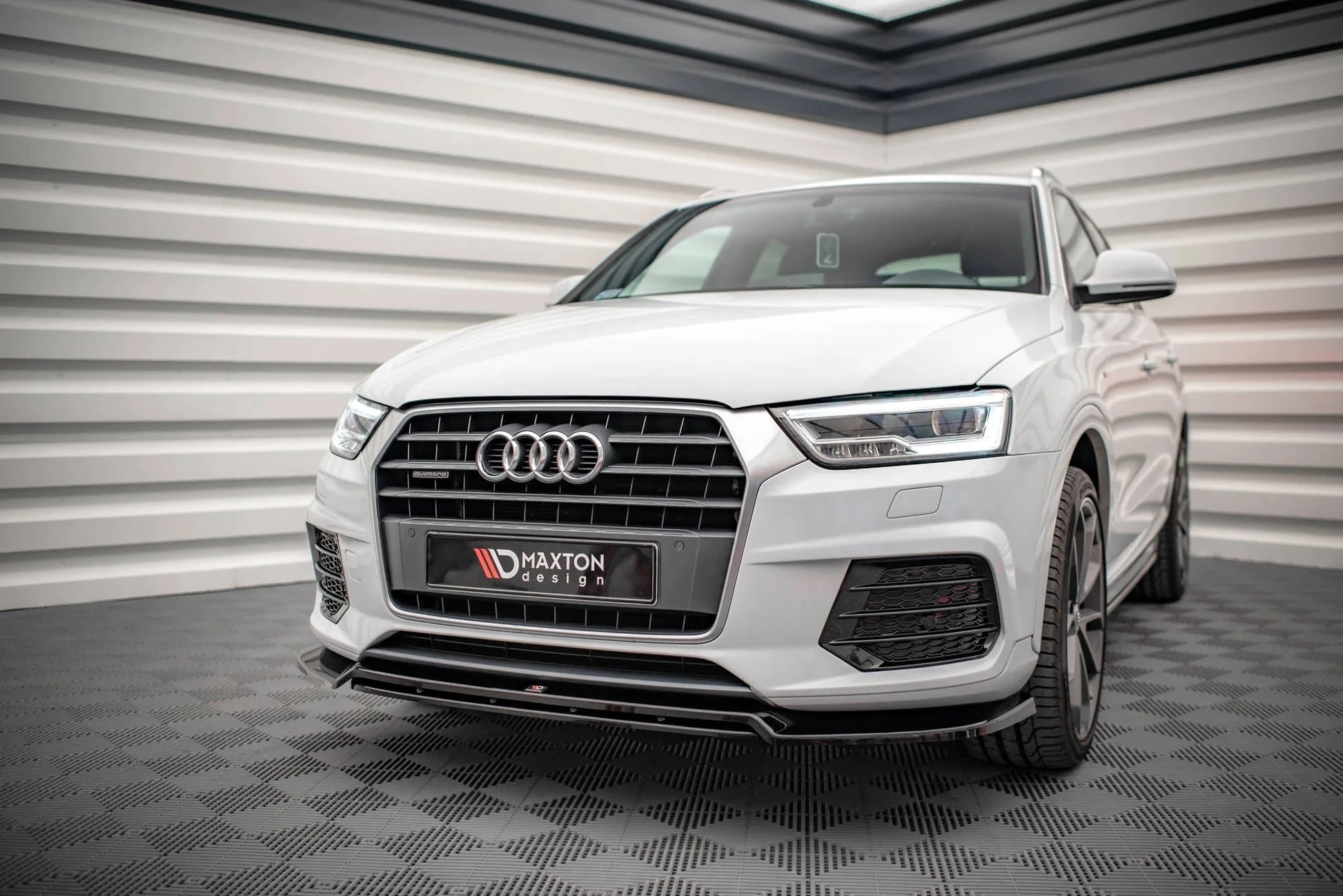 Audi Q3 8U Facelift - Frontspoiler - Frontlippe V.2 Maxton Design 