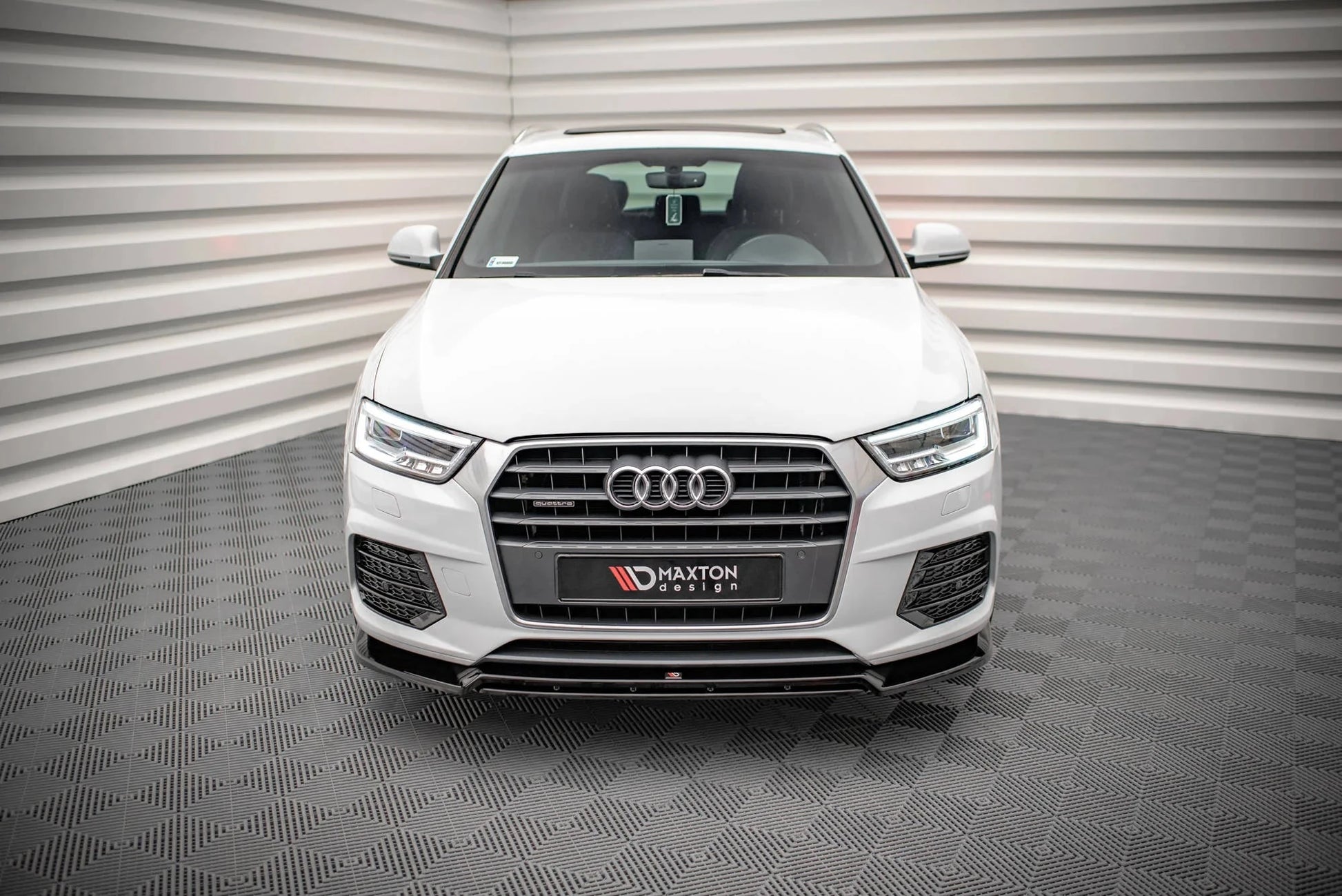 Audi Q3 8U Facelift - Frontspoiler - Frontlippe V.2 Maxton Design 