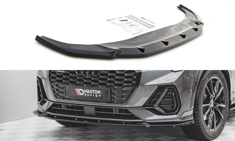Audi Q3 F3 S-Line - Frontspoiler - Frontlippe V.2 Maxton Design 