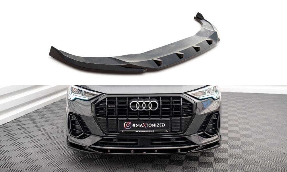 Audi Q3 F3 S-Line - Frontspoiler - Frontlippe V.3 Maxton Design 
