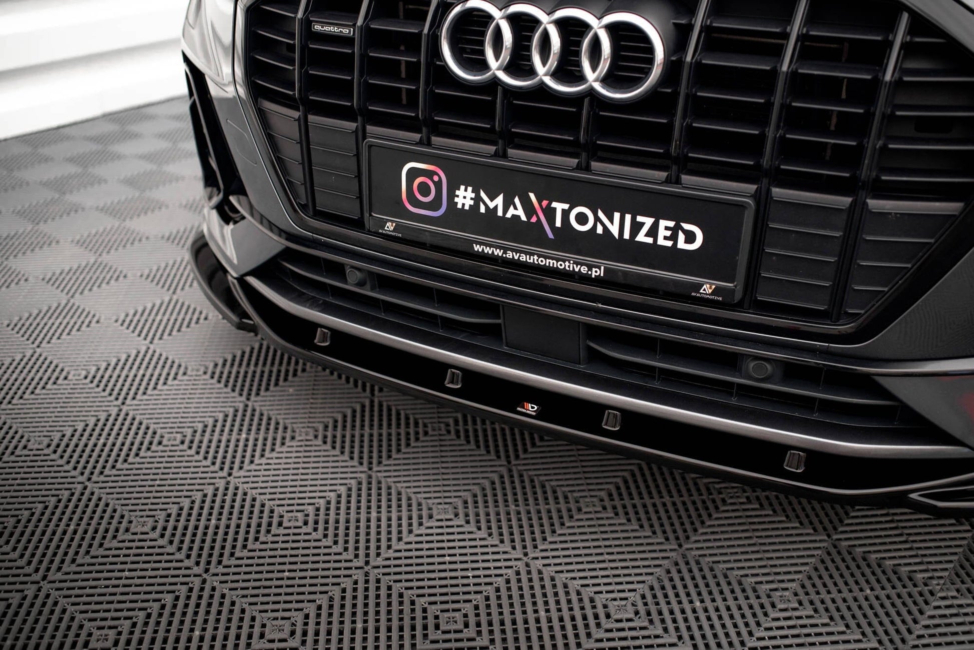 Audi Q3 F3 S-Line - Frontspoiler - Frontlippe V.3 Maxton Design 