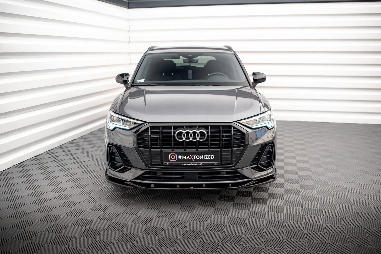 Audi Q3 F3 S-Line - Frontspoiler - Frontlippe V.3 Maxton Design 