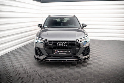 Audi Q3 F3 S-Line - Frontspoiler - Frontlippe V.3 Maxton Design 